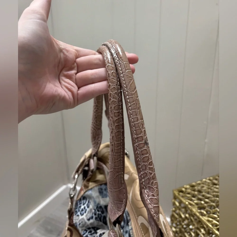 Coach Signature Brown and Tan Tote